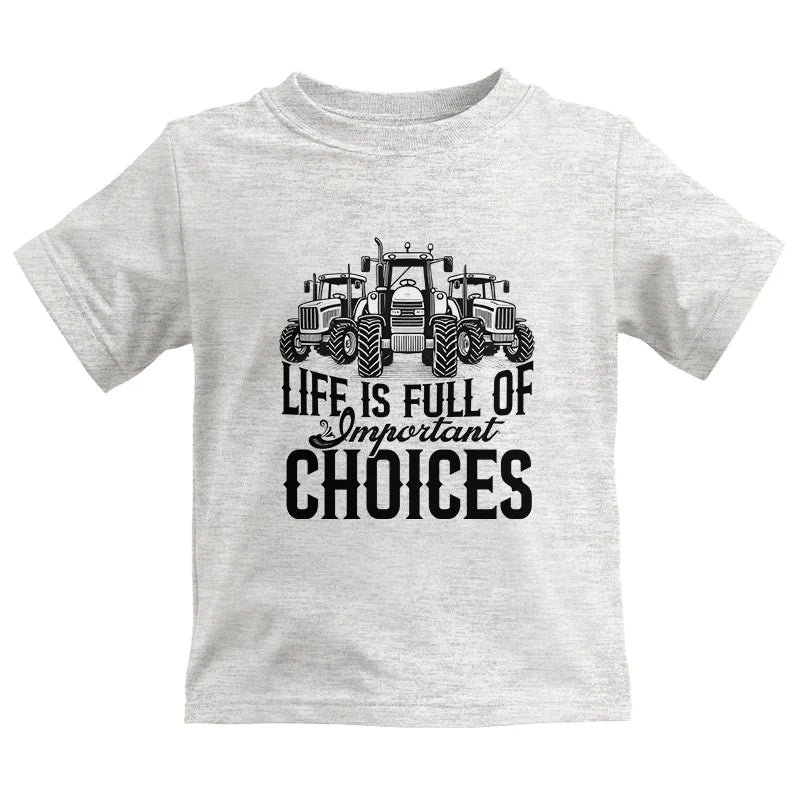 Life Is Full Of Important Choices 2 - Kids Heavy Cotton™ Tee