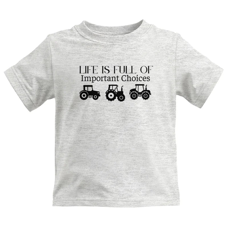 Image of Life Is Full Of Important Choices 23 - Kids Heavy Cotton™ Tee