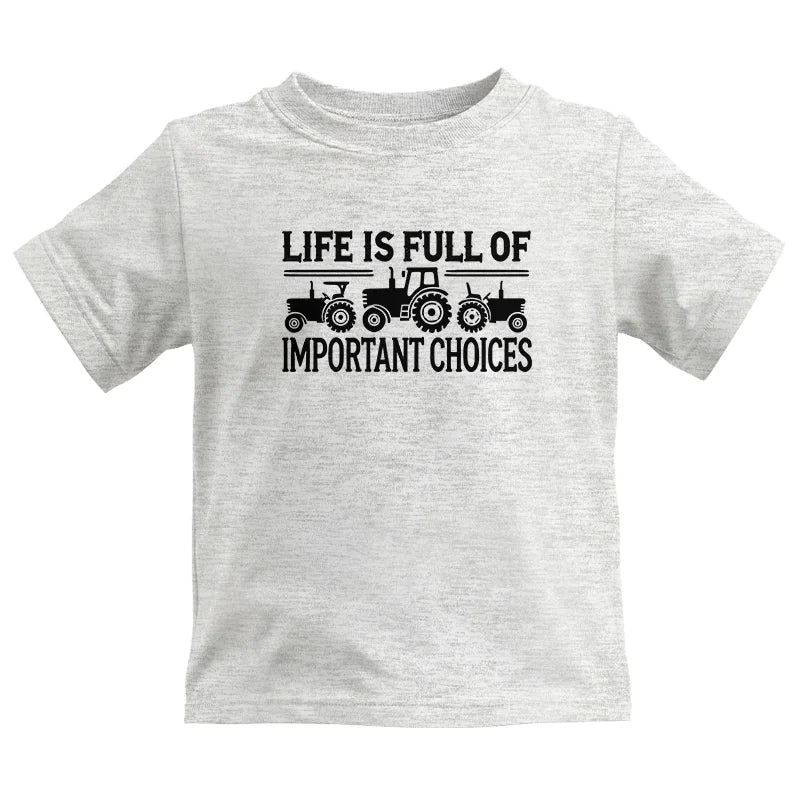 Life Is Full Of Important Choices 24 - Kids Heavy Cotton™ Tee