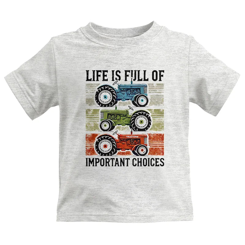 Life Is Full Of Important Choices 3 - Kids Heavy Cotton™ Tee