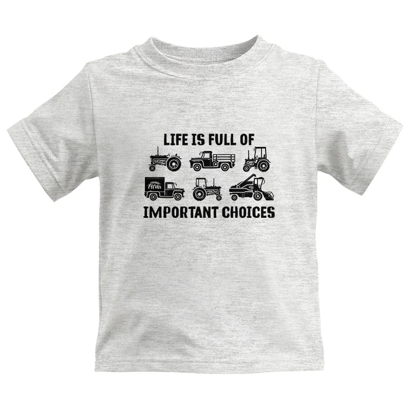 Life Is Full Of Important Choices 34 - Kids Heavy Cotton™ Tee