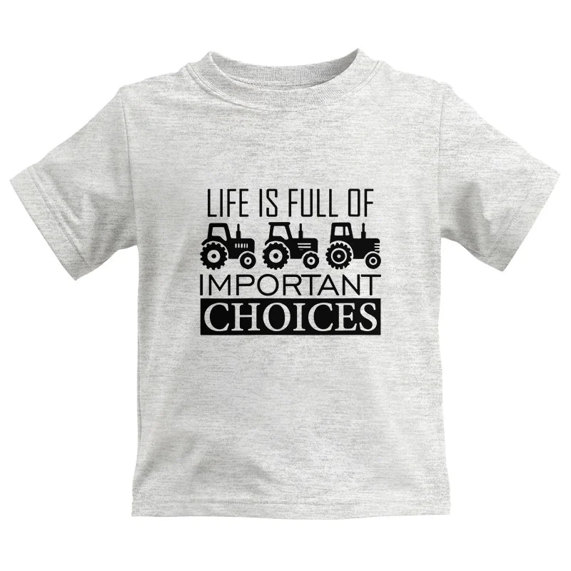 Life Is Full Of Important Choices 35 - Kids Heavy Cotton™ Tee