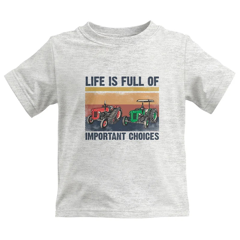 Life Is Full Of Important Choices 37 - Kids Heavy Cotton™ Tee