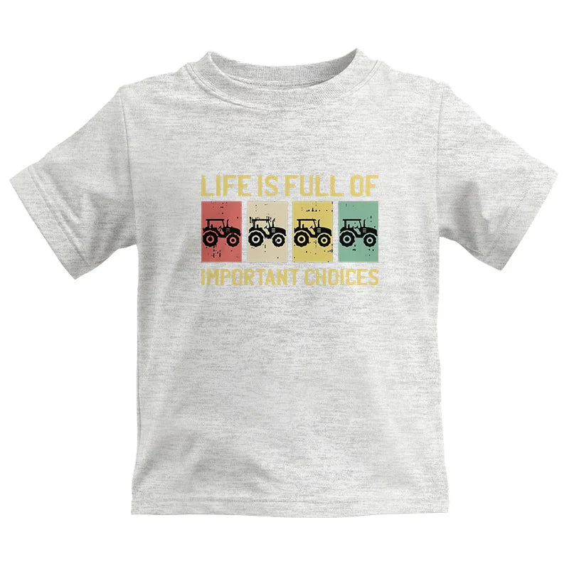 Life Is Full Of Important Choices 4 - Kids Heavy Cotton™ Tee