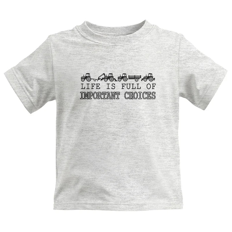 Life Is Full Of Important Choices 8 - Kids Heavy Cotton™ Tee