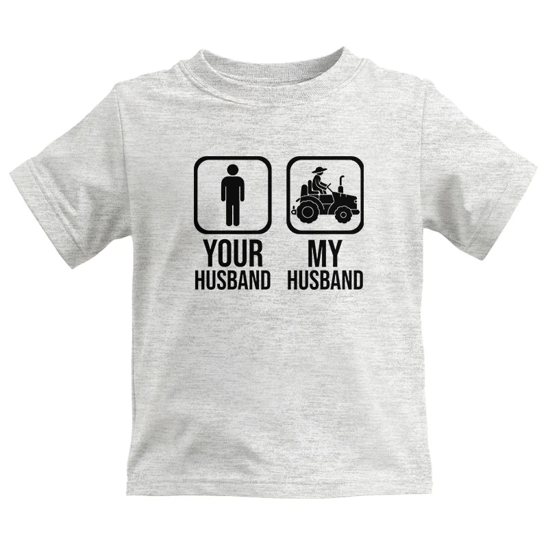 My Husband Is Cooler Than Yours Funny Farm Tractor 2 - Kids Heavy Cotton™ Tee