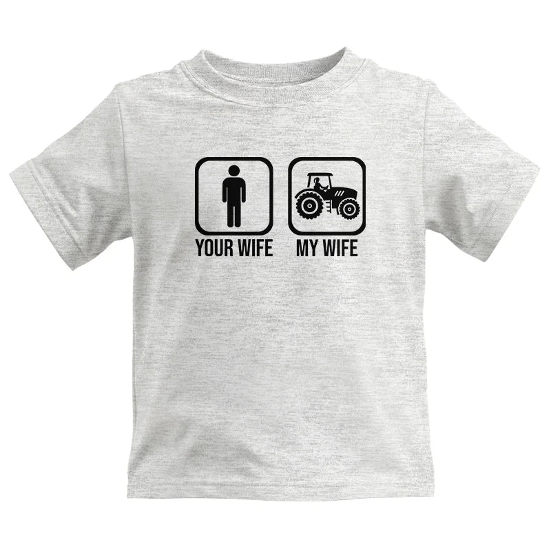 My Wife Is Cooler Than Yours Funny Farm Tractor 2 - Kids Heavy Cotton™ Tee