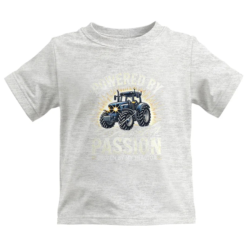 Powered By Passion Driven By My Tractor - Kids Heavy Cotton™ Tee