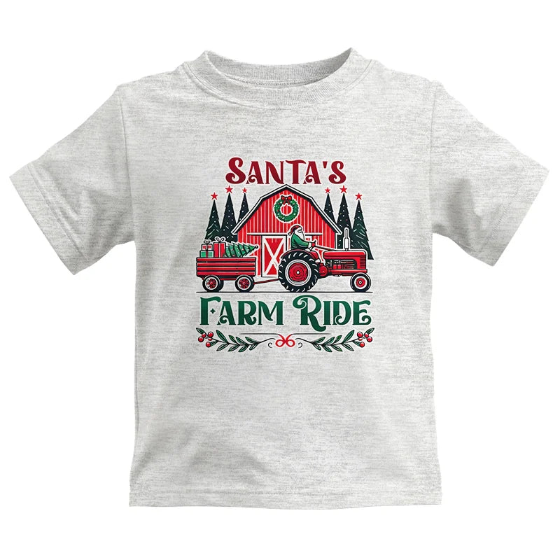 Image of Santa's Farm Ride 1 - Kids Heavy Cotton™ Tee