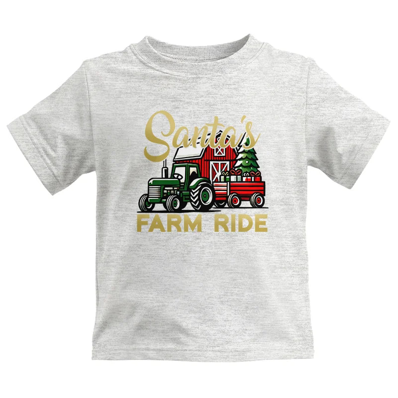 Image of Santa's Farm Ride 2 - Kids Heavy Cotton™ Tee