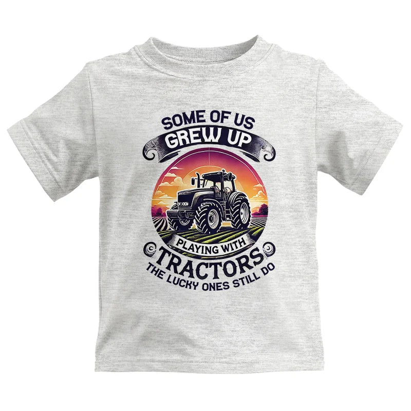 Some Of Us Grew Up Playing With Tractors 4 - Kids Heavy Cotton™ Tee