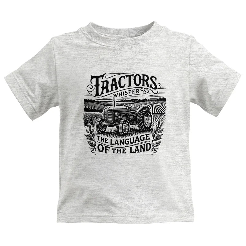 Tractors Whisper The Language Of The Land 1 - Kids Heavy Cotton™ Tee