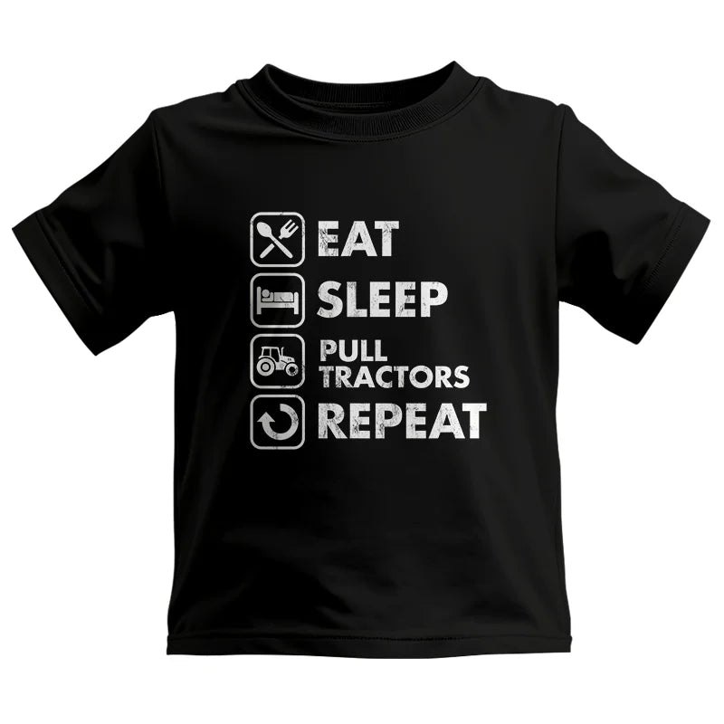 Image of Eat Sleep Pull Tractors Repeat - Kids Heavy Cotton™ Tee