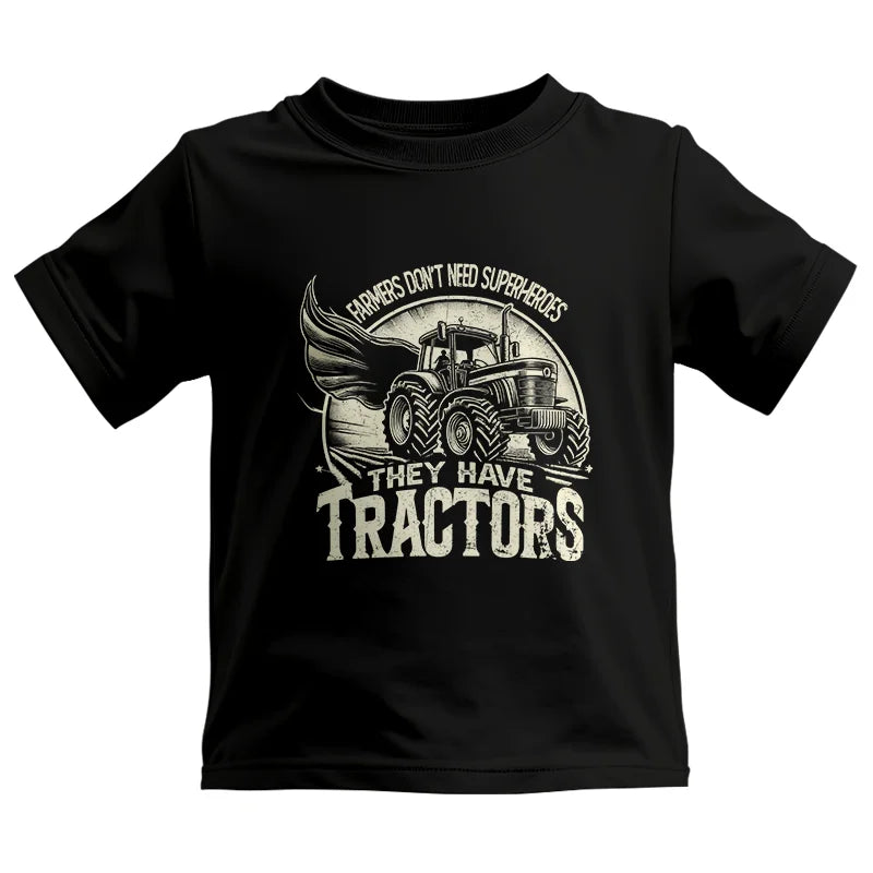 Farmers Don’t Need Superheroes They Have Tractors - Kids Heavy Cotton™ Tee