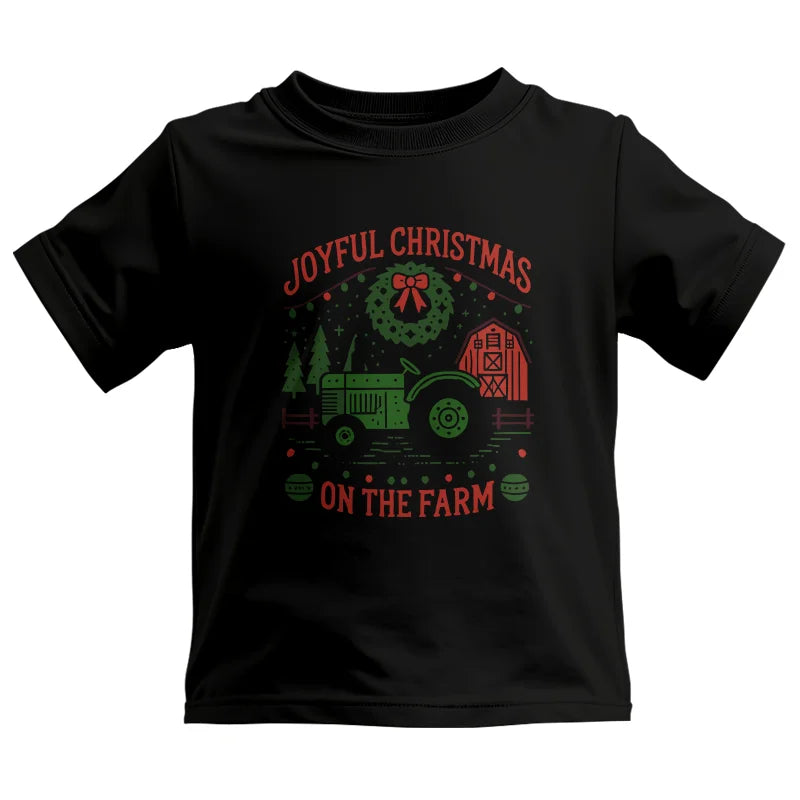 Joyful Christmas On The Farm 3 - Kids Heavy Cotton™ Tee