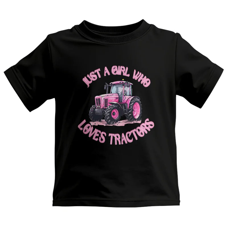 Just A Girl Who Loves Tractors 1 - Kids Heavy Cotton™ Tee