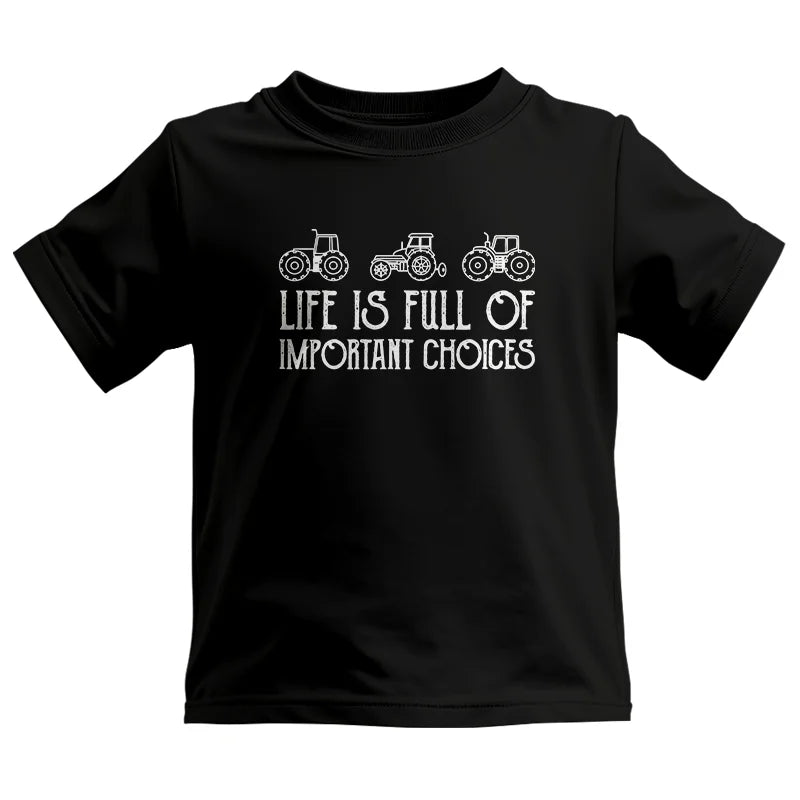 Life Is Full Of Important Choices 7 - Kids Heavy Cotton™ Tee