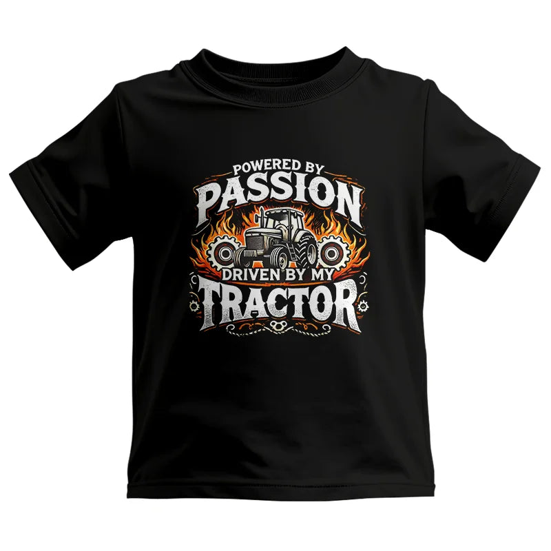 Image of Powered By Passion Driven By My Tractor 1 - Kids Heavy Cotton™ Tee