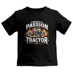 Powered By Passion Driven By My Tractor 1 - Kids Heavy Cotton™ Tee