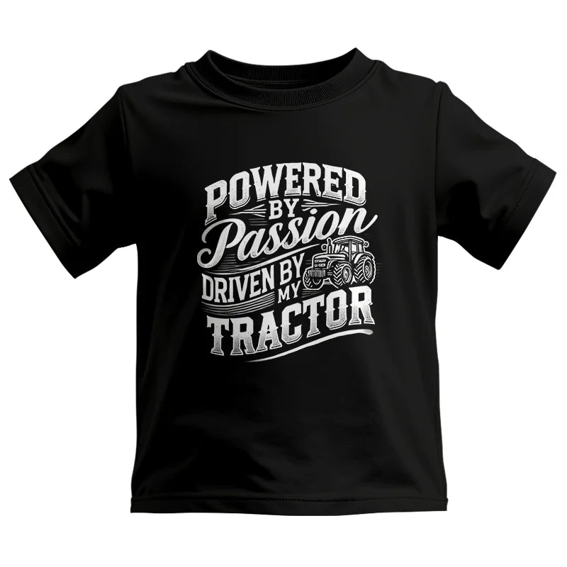 Powered By Passion Driven By My Tractor 2 - Kids Heavy Cotton™ Tee