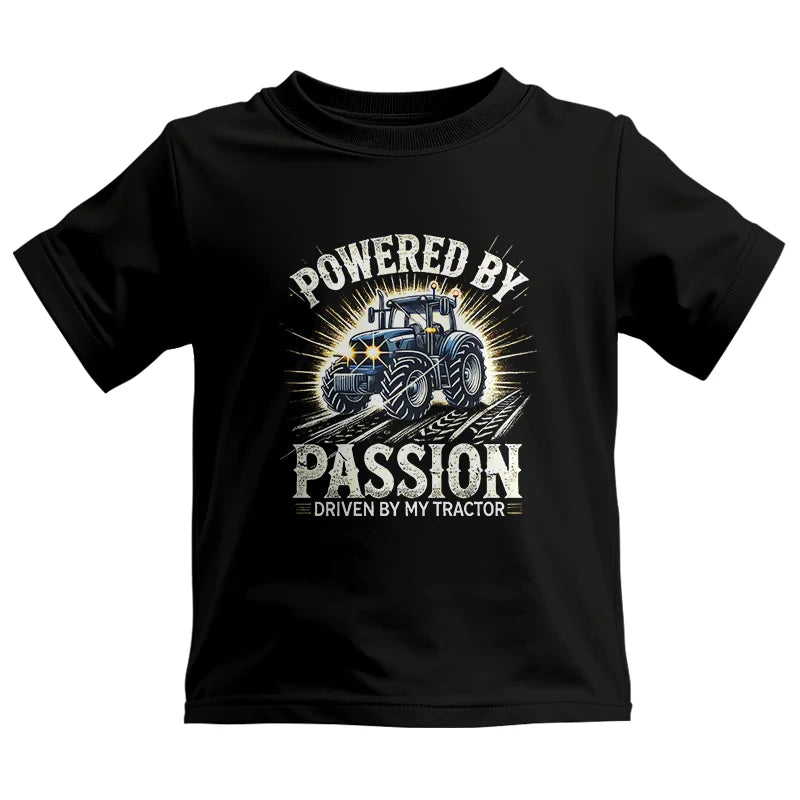 Powered By Passion Driven By My Tractor - Kids Heavy Cotton™ Tee