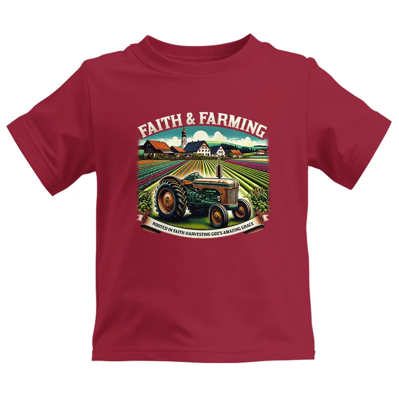 Faith And Farming 4 - Kids Heavy Cotton™ Tee