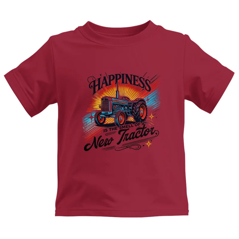 Happiness Is The Smell Of A New Tractor - Kids Heavy Cotton™ Tee