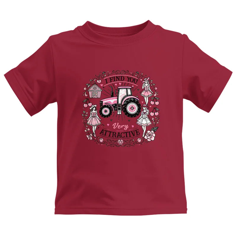 I Find You Very Attractive Pink Cherry - Kids Heavy Cotton™ Tee