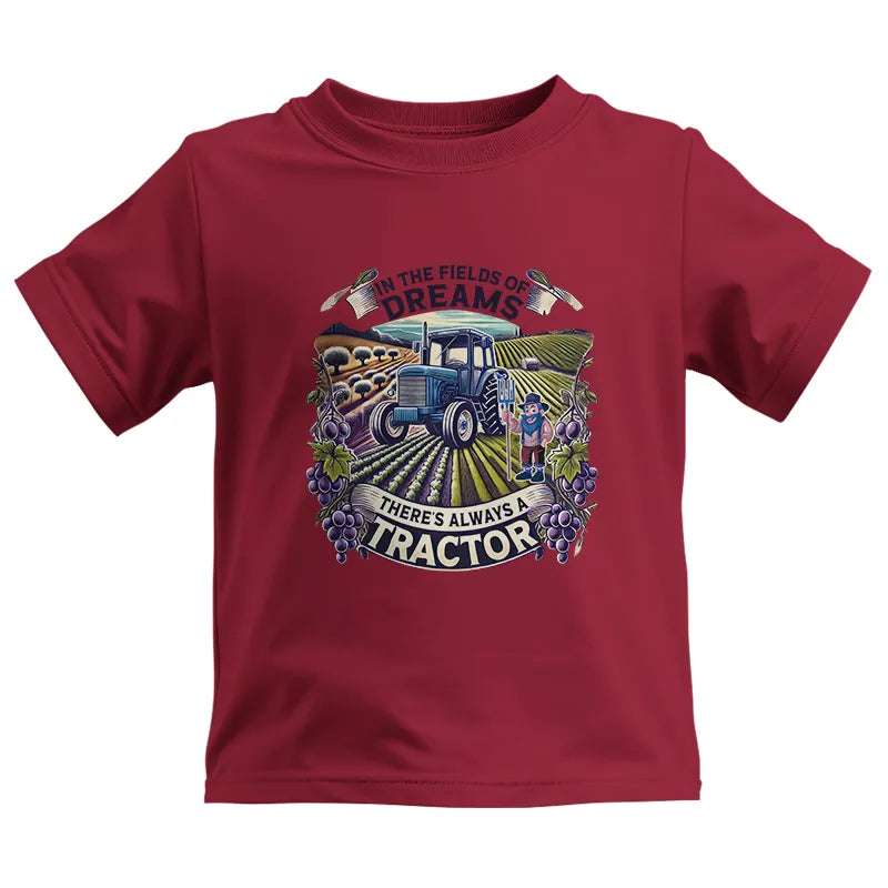 Image of In The Fields Of Dreams There's Always A Tractor 1 - Kids Heavy Cotton™ Tee