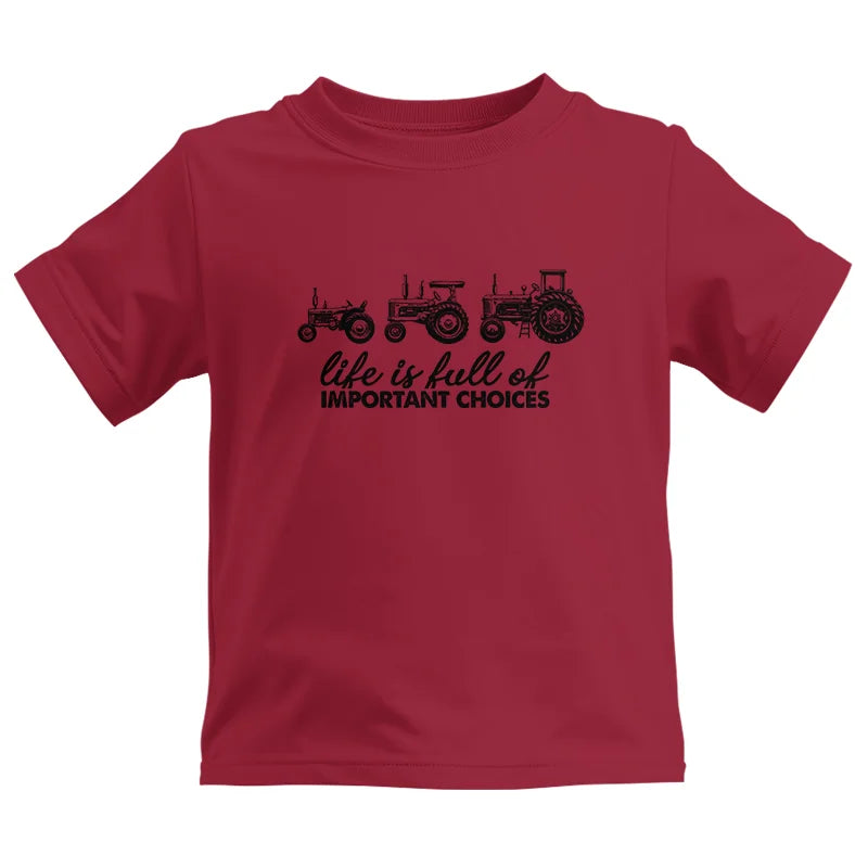 Image of Life Is Full Of Important Choices 10 - Kids Heavy Cotton™ Tee