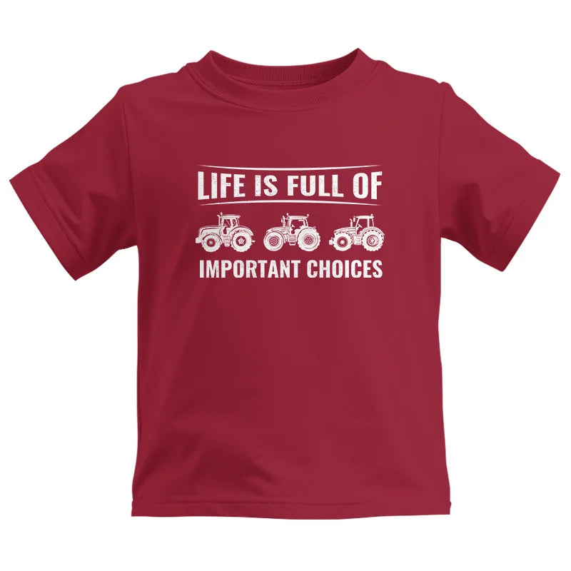 Life Is Full Of Important Choices 16 - Kids Heavy Cotton™ Tee