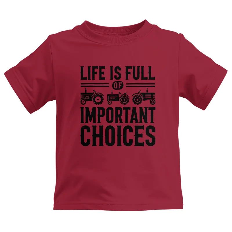 Life Is Full Of Important Choices 26 - Kids Heavy Cotton™ Tee