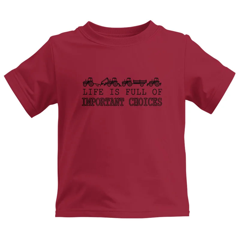 Image of Life Is Full Of Important Choices 29 - Kids Heavy Cotton™ Tee