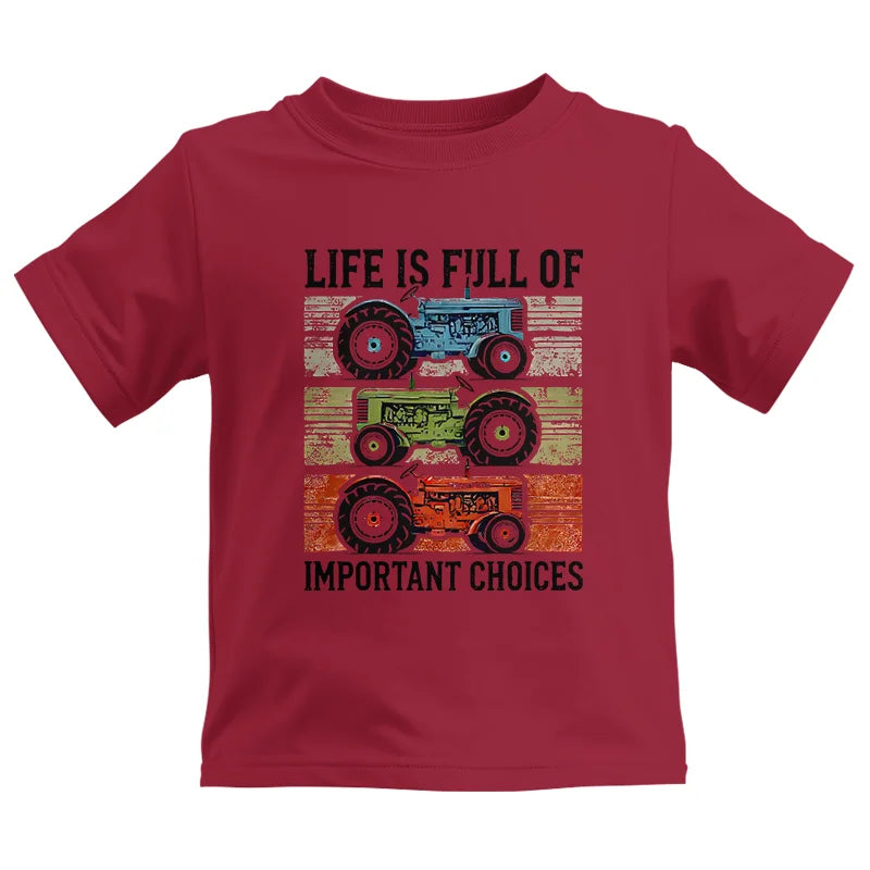 Image of Life Is Full Of Important Choices 3 - Kids Heavy Cotton™ Tee