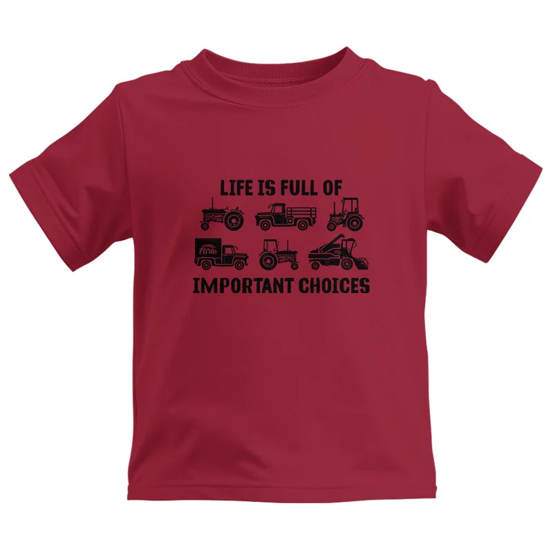 Image of Life Is Full Of Important Choices 34 - Kids Heavy Cotton™ Tee