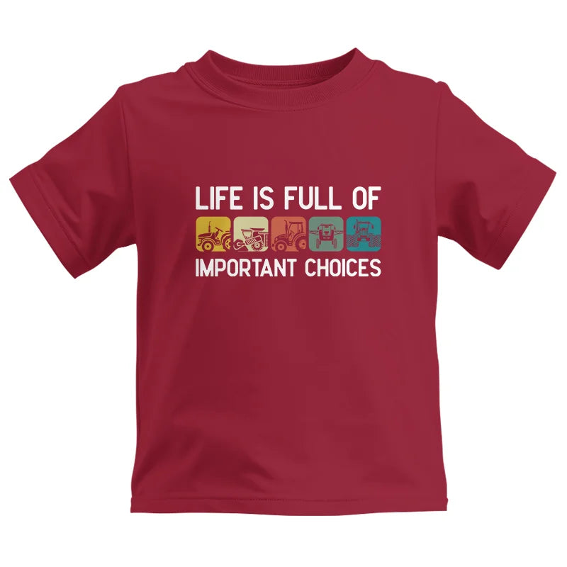 Life Is Full Of Important Choices 40 - Kids Heavy Cotton™ Tee