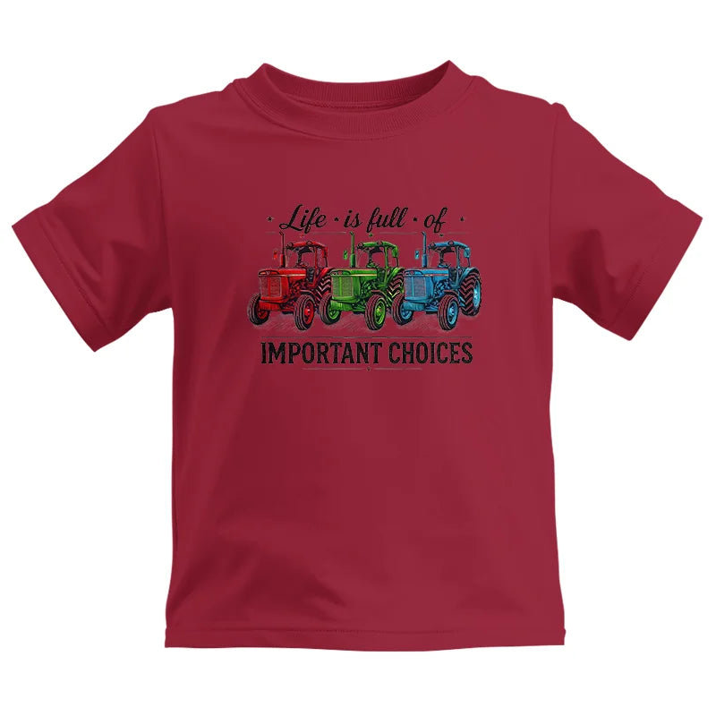 Image of Life Is Full Of Important Choices 6 - Kids Heavy Cotton™ Tee