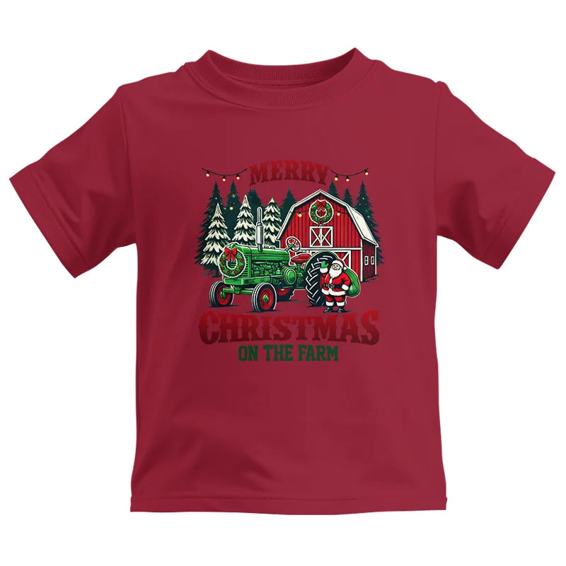 Merry Christmas On The Farm 3 - Kids Heavy Cotton™ Tee