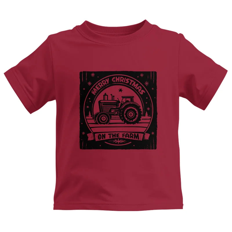 Image of Merry Chritmas On The Farm 5 - Kids Heavy Cotton™ Tee