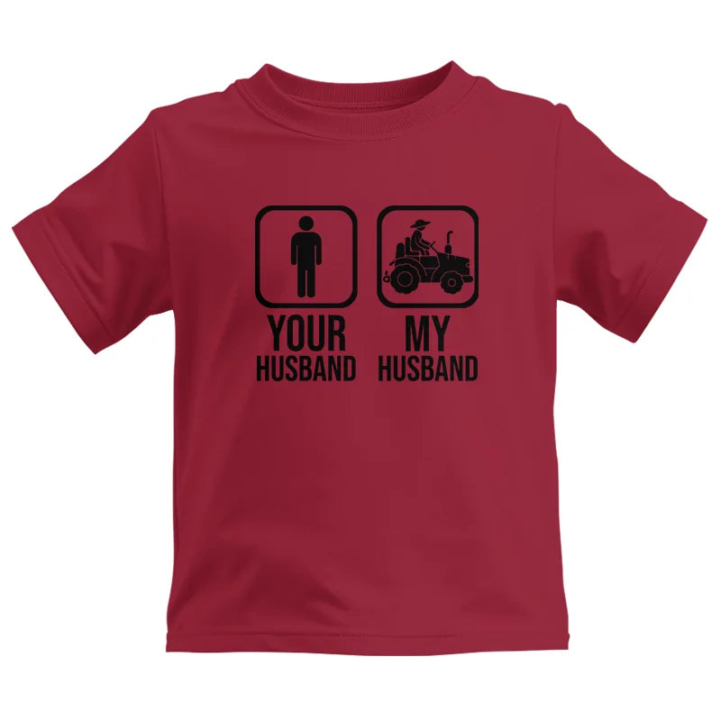 My Husband Is Cooler Than Yours Funny Farm Tractor 2 - Kids Heavy Cotton™ Tee