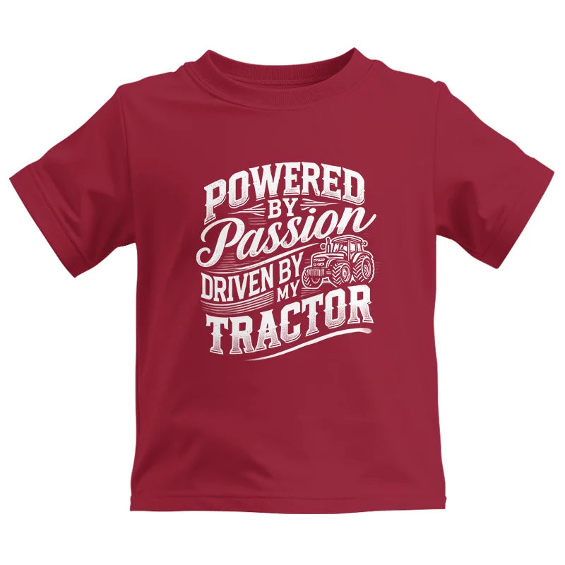 Powered By Passion Driven By My Tractor 2 - Kids Heavy Cotton™ Tee