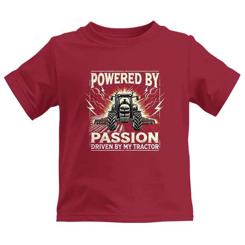 Powered By Passion Driven By My Tractor 4 - Kids Heavy Cotton™ Tee