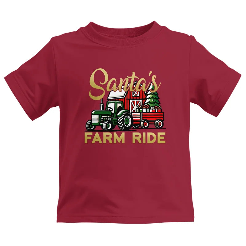 Image of Santa's Farm Ride 2 - Kids Heavy Cotton™ Tee