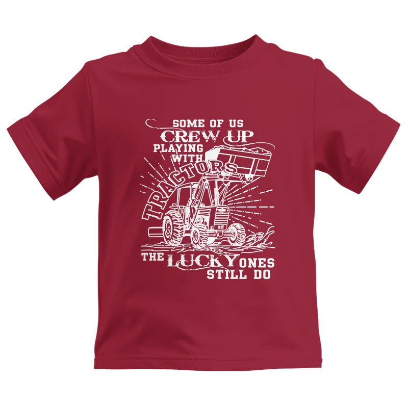 Some Of Us Grew Up Playing With Tractors 1 - Kids Heavy Cotton™ Tee