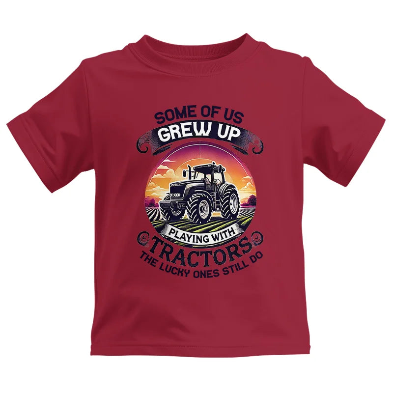 Some Of Us Grew Up Playing With Tractors 4 - Kids Heavy Cotton™ Tee