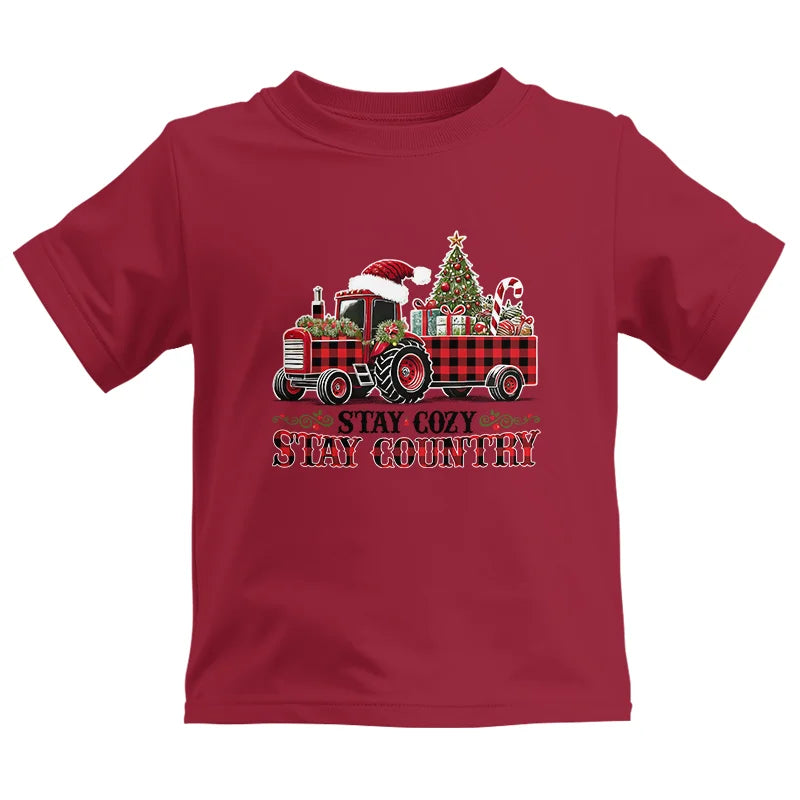 Image of Stay Cozy Stay Country - Kids Heavy Cotton™ Tee