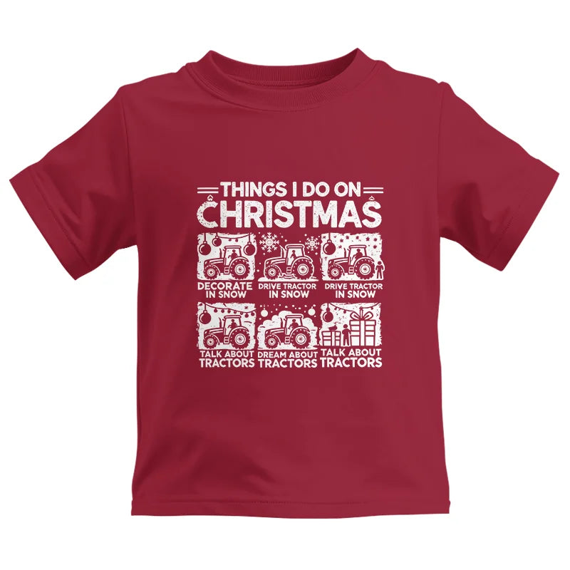 Things I Do On Christmas - Kids Heavy Cotton™ Tee