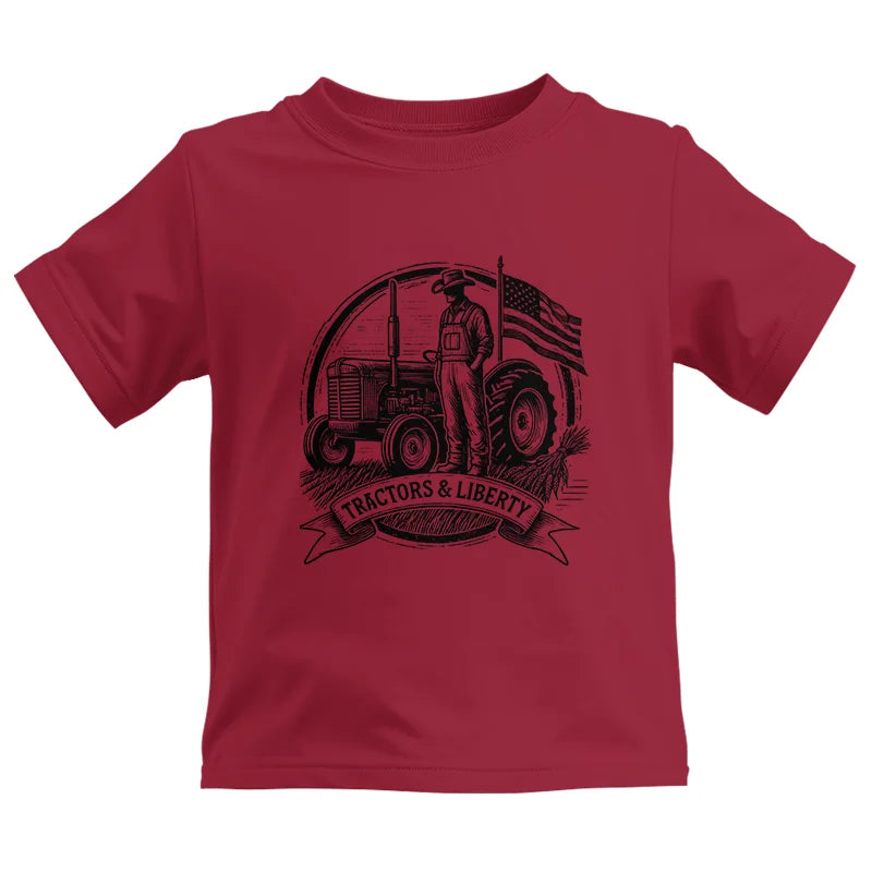 Tractors And Liberty - Kids Heavy Cotton™ Tee