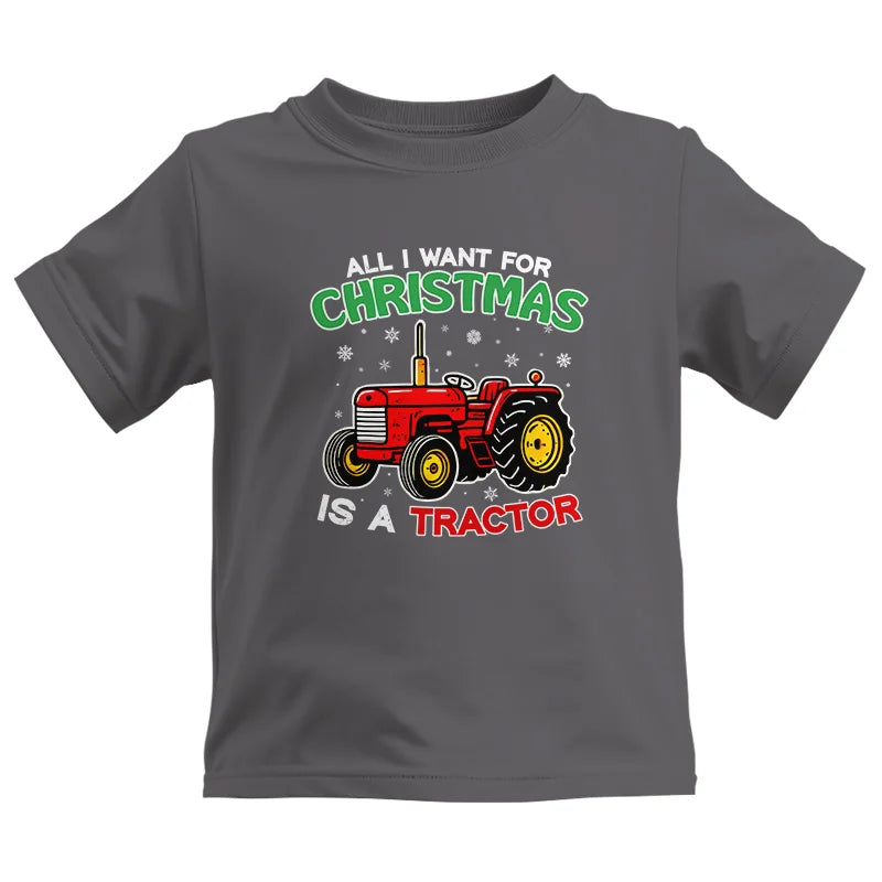 Image of All I Want For Christmas Is A Tractor - Kids Heavy Cotton™ Tee