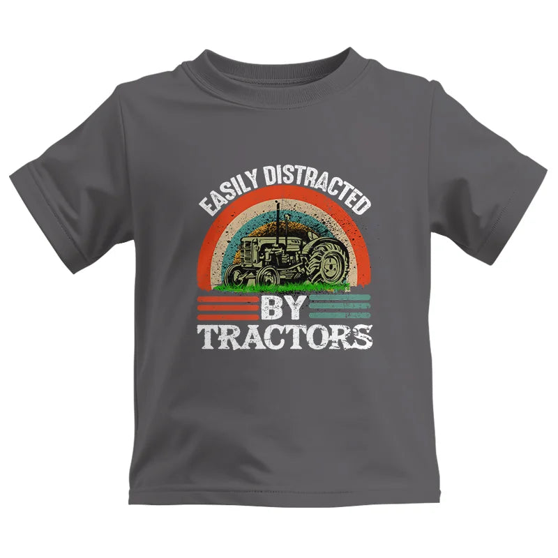 Easily Distracted By Tractors - Kids Heavy Cotton™ Tee